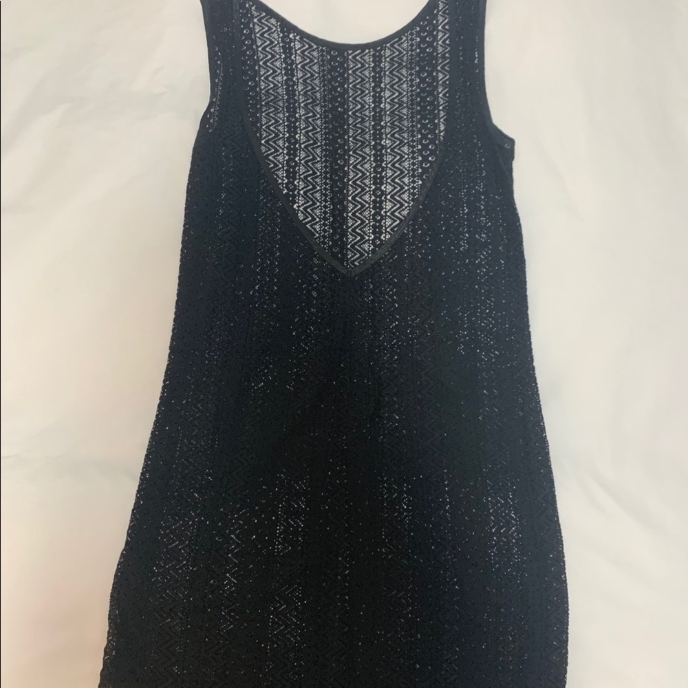 American Apparel Low Black Dress